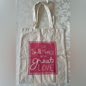 ✨LAST ACT!!! Canvas Tote Bag with Inspirational Quote